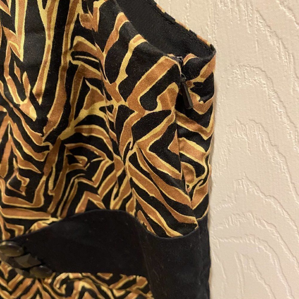 Axcess Size S Gold and Black dress - Picture 5 of 6